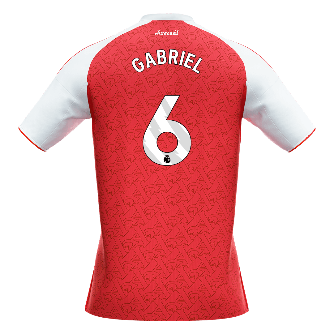 GABRIEL #6 Men's Arsenal 2025/26 Home Soccer Jersey [PREMIUM]