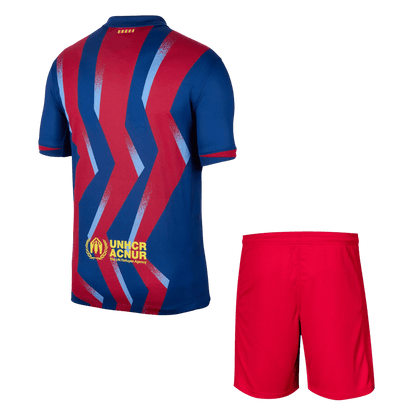 Men's Barcelona 2025/26 Fourth Away Soccer Jersey Kit