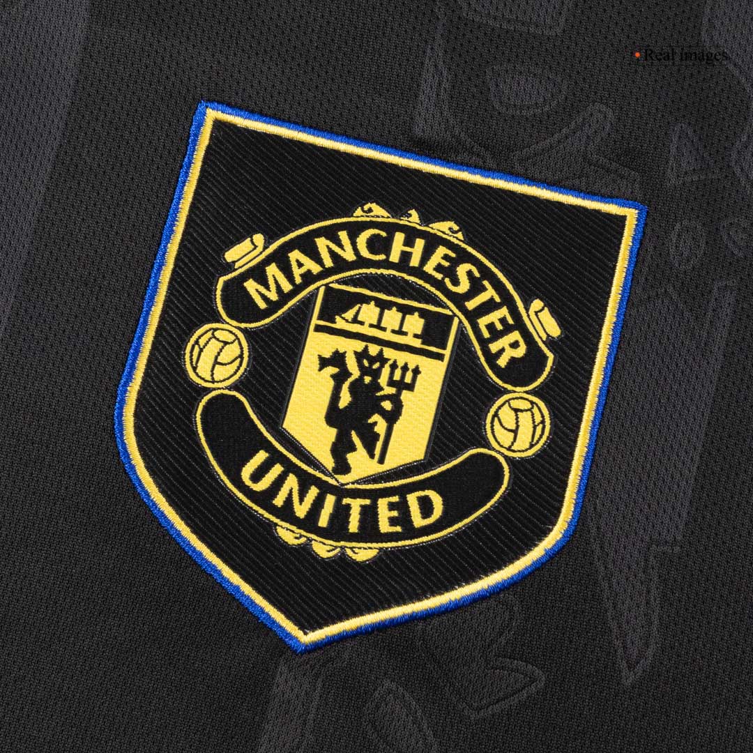 Men's Manchester United 2025/26 Third Away Long Sleeve Soccer Jersey