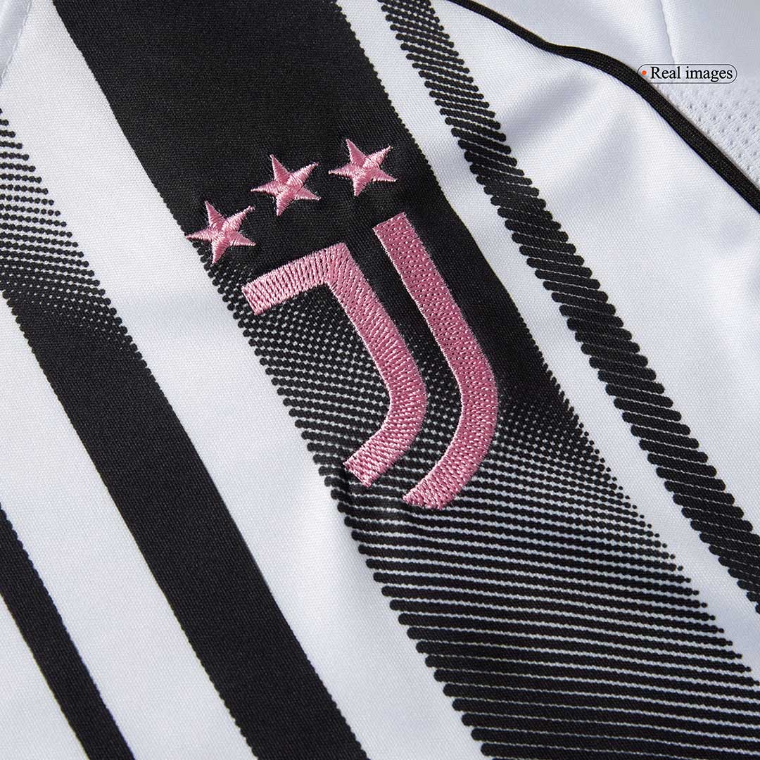 Kid's Juventus 2025/26 Home Soccer Jersey Full Kit