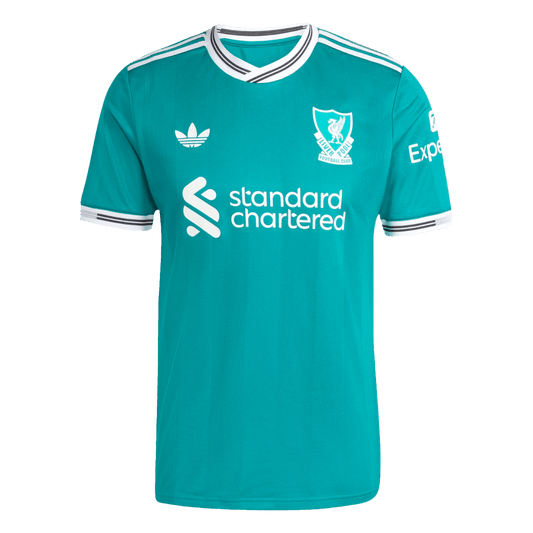Men's Liverpool 2025/26 Player Version Third Away Soccer Jersey - Slim Fit