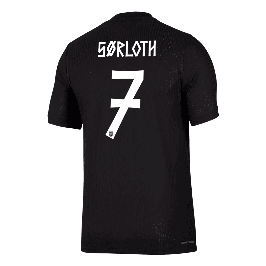 SØRLOTH #7 Men's Norway World Cup 2026 Player Version Away Soccer Jersey - Slim Fit