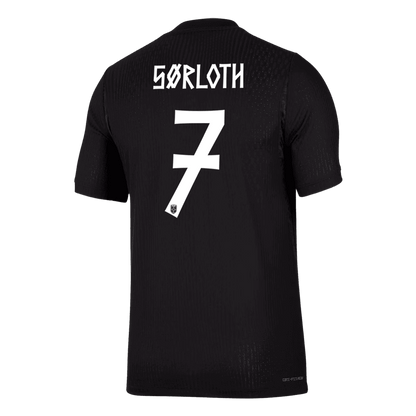 SØRLOTH #7 Men's Norway World Cup 2026 Player Version Away Soccer Jersey - Slim Fit