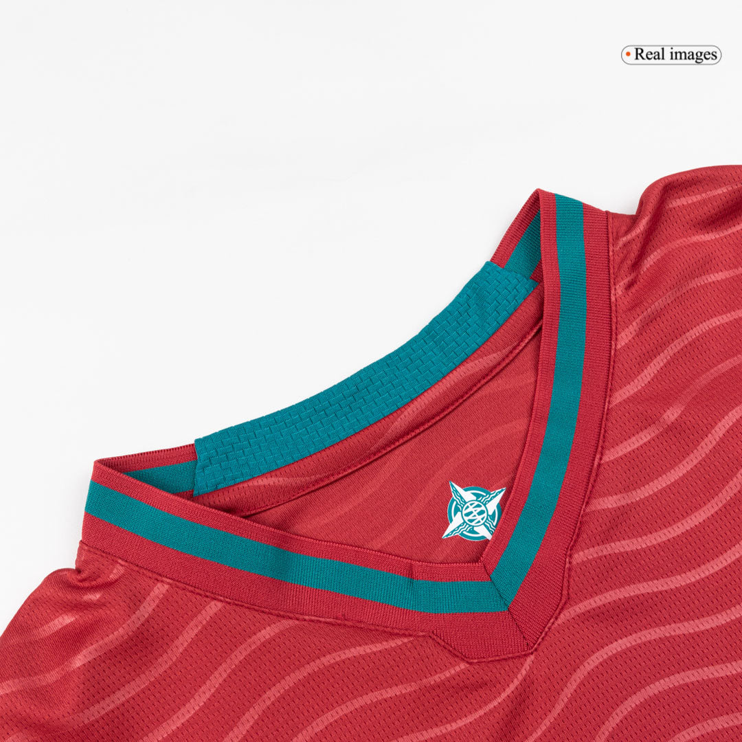 Men's Portugal World Cup 2026 Home Long Sleeve Soccer Jersey