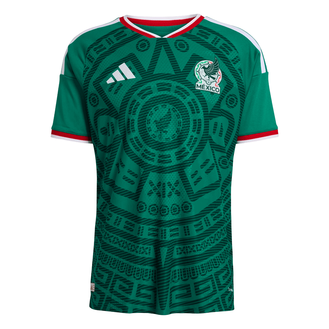Men's Mexico World Cup 2026 Player Version Home Soccer Jersey - Slim Fit