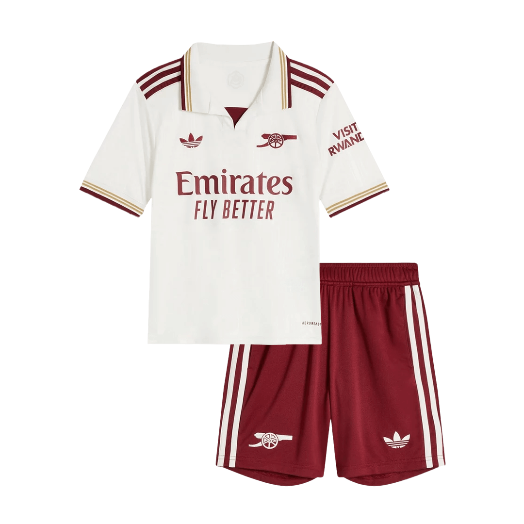 Kid's Arsenal 2025/26 Third Away Soccer Jersey Kit