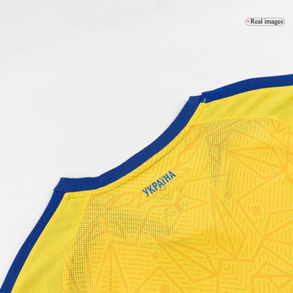 Men's Ukraine World Cup 2026 Player Version Home Soccer Jersey - Slim Fit