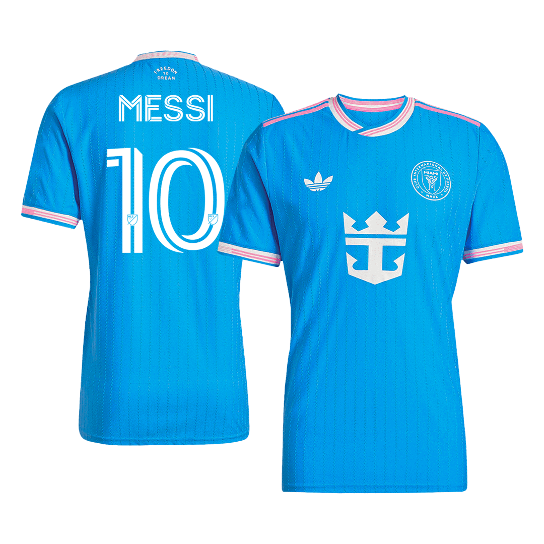 MESSI #10 Men's Inter Miami CF 2025 Player Version Third Away Soccer Jersey - Slim Fit