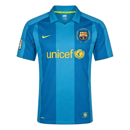 Retro Men's Barcelona 2007/08 Away Soccer Jersey