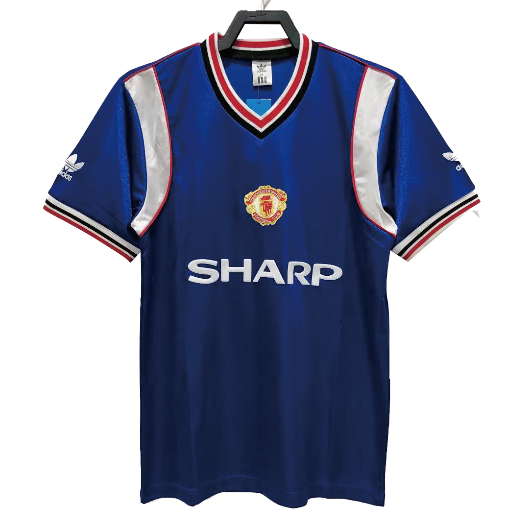 Retro Men's Manchester United 1985 Third Away Soccer Jersey