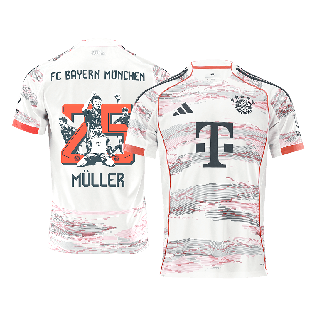MÜLLER Special #25 Men's Bayern Munich 2025/26 Away Soccer Jersey