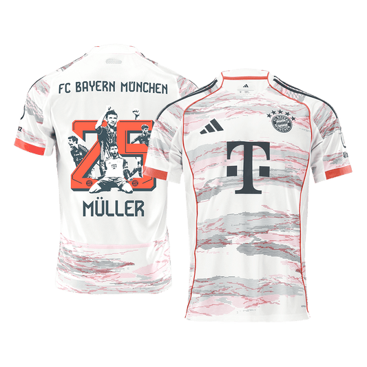 MÜLLER Special #25 Men's Bayern Munich 2025/26 Away Soccer Jersey