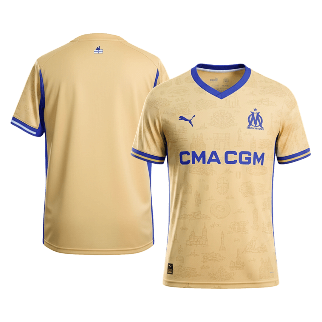 Men's Marseille 2025/26 Fourth Away Soccer Jersey
