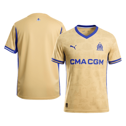 Men's Marseille 2025/26 Fourth Away Soccer Jersey