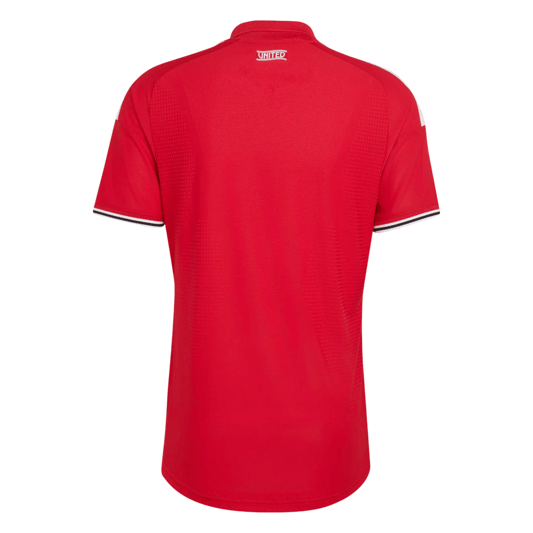 Men's Manchester United 2026/27 Player Version Home Soccer Jersey - Slim Fit