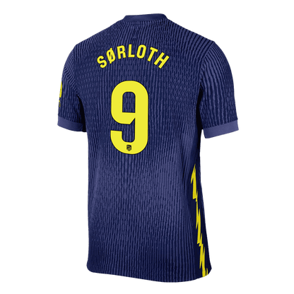 SØRLOTH #9 Men's Atletico Madrid 2025/26 Player Version Away Soccer Jersey - Slim Fit