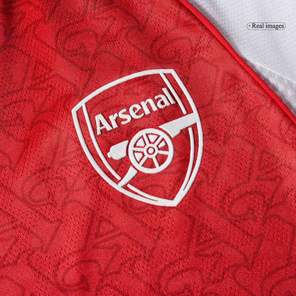 SALIBA #2 Men's Arsenal 2025/26 Player Version Home Soccer Jersey - Slim Fit