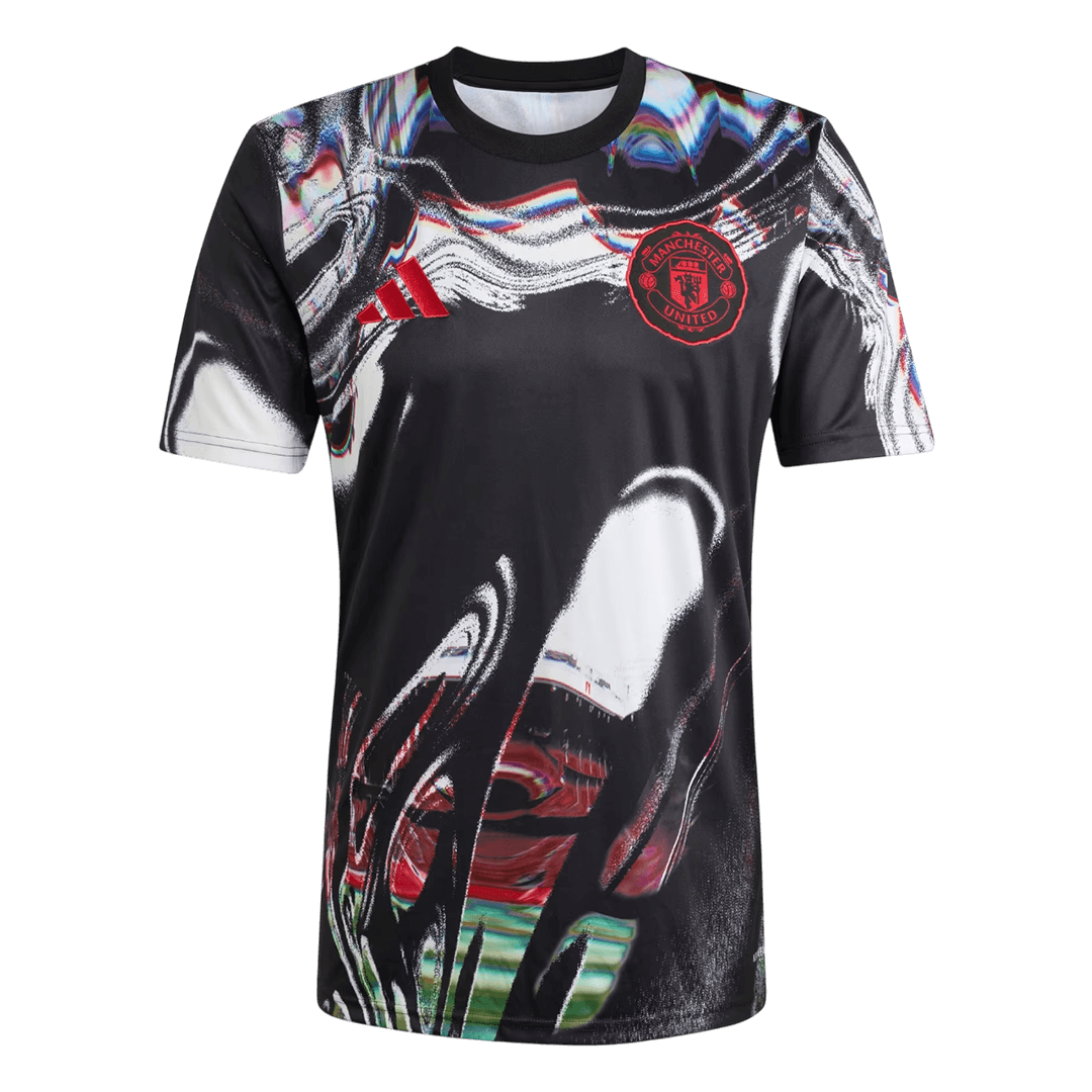 Men's Manchester United 2025/26 Pre-Match Soccer Jersey