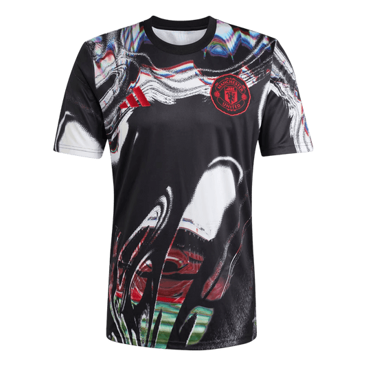 Men's Manchester United 2025/26 Pre-Match Soccer Jersey