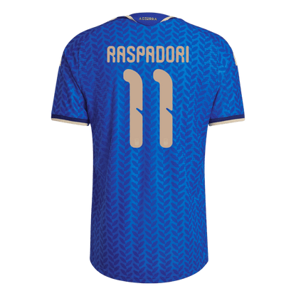 RASPADORI #11 Men's Italy World Cup 2026 Player Version Home Soccer Jersey - Slim Fit