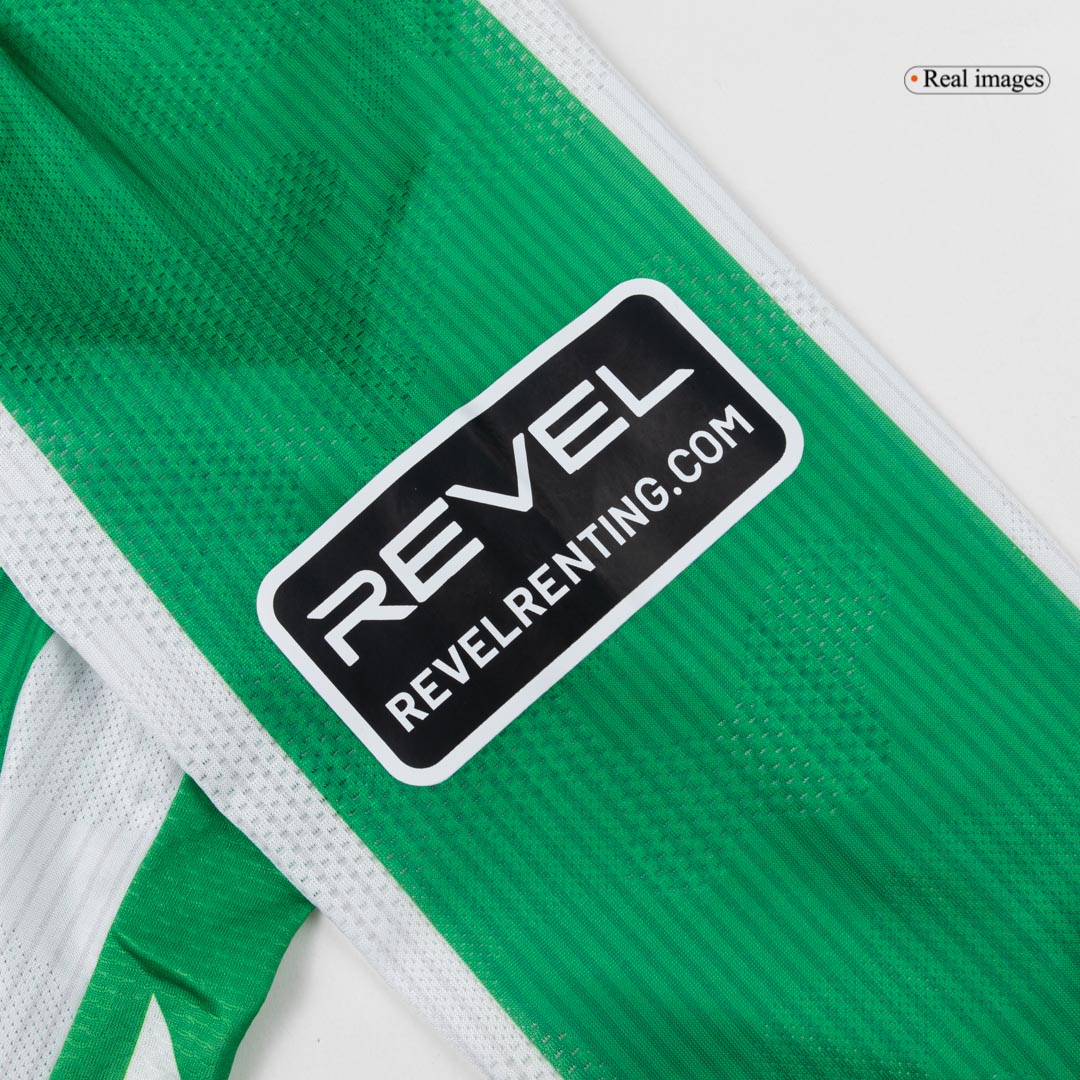 Men's Real Betis 2025/26 Home Long Sleeve Soccer Jersey