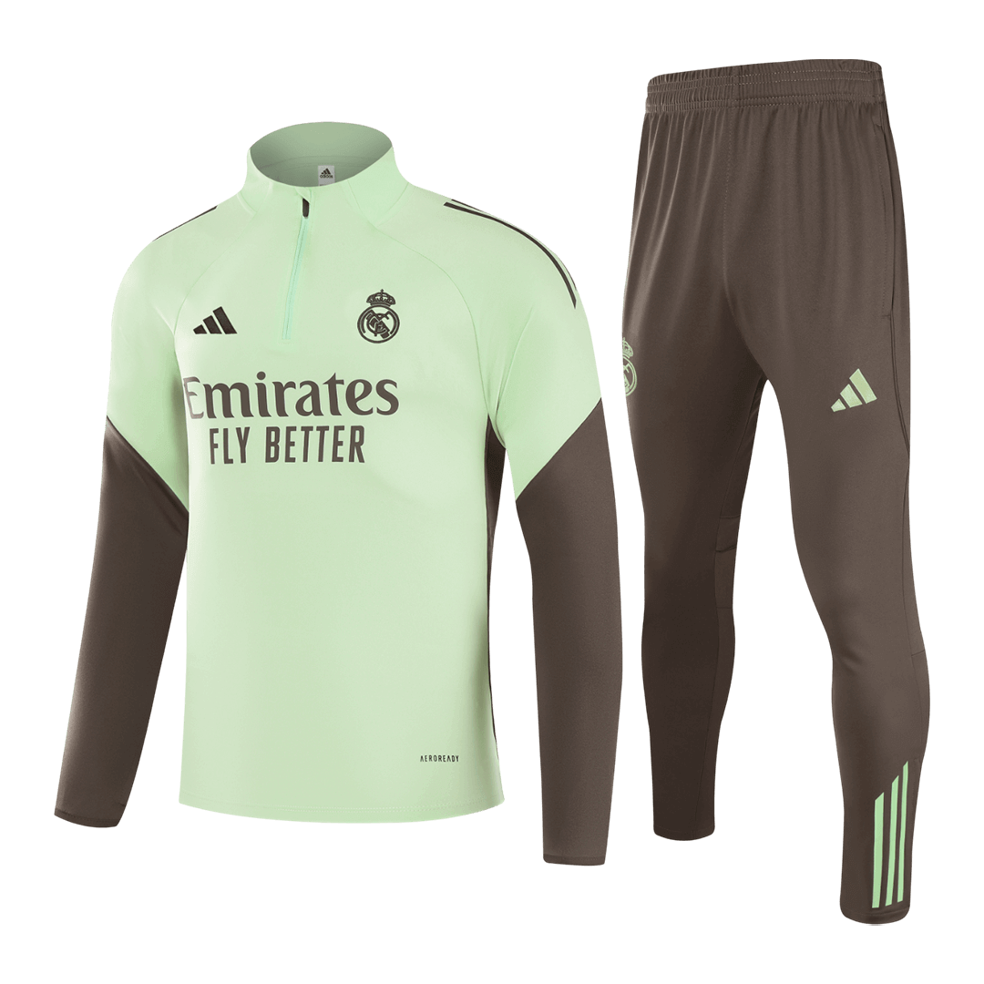 Kid's Real Madrid 2025/26 Zipper Sweatshirt Kit
