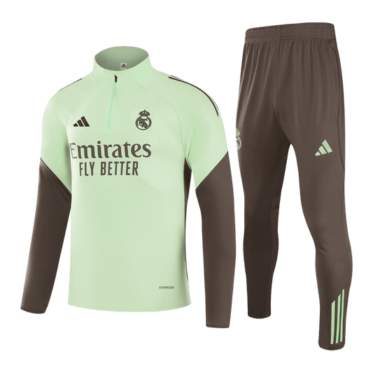 Kid's Real Madrid 2025/26 Zipper Sweatshirt Kit