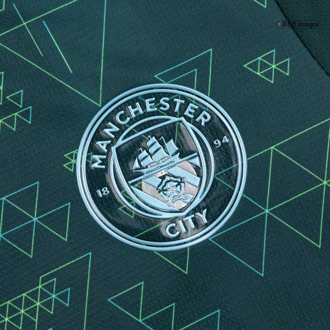 Men's Manchester City 2025/26 Fourth Away Soccer Jersey Kit