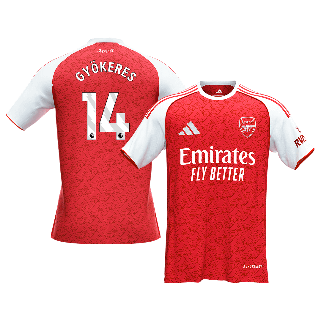 GYÖKERES #14 Men's Arsenal 2025/26 Home Soccer Jersey [PREMIUM]