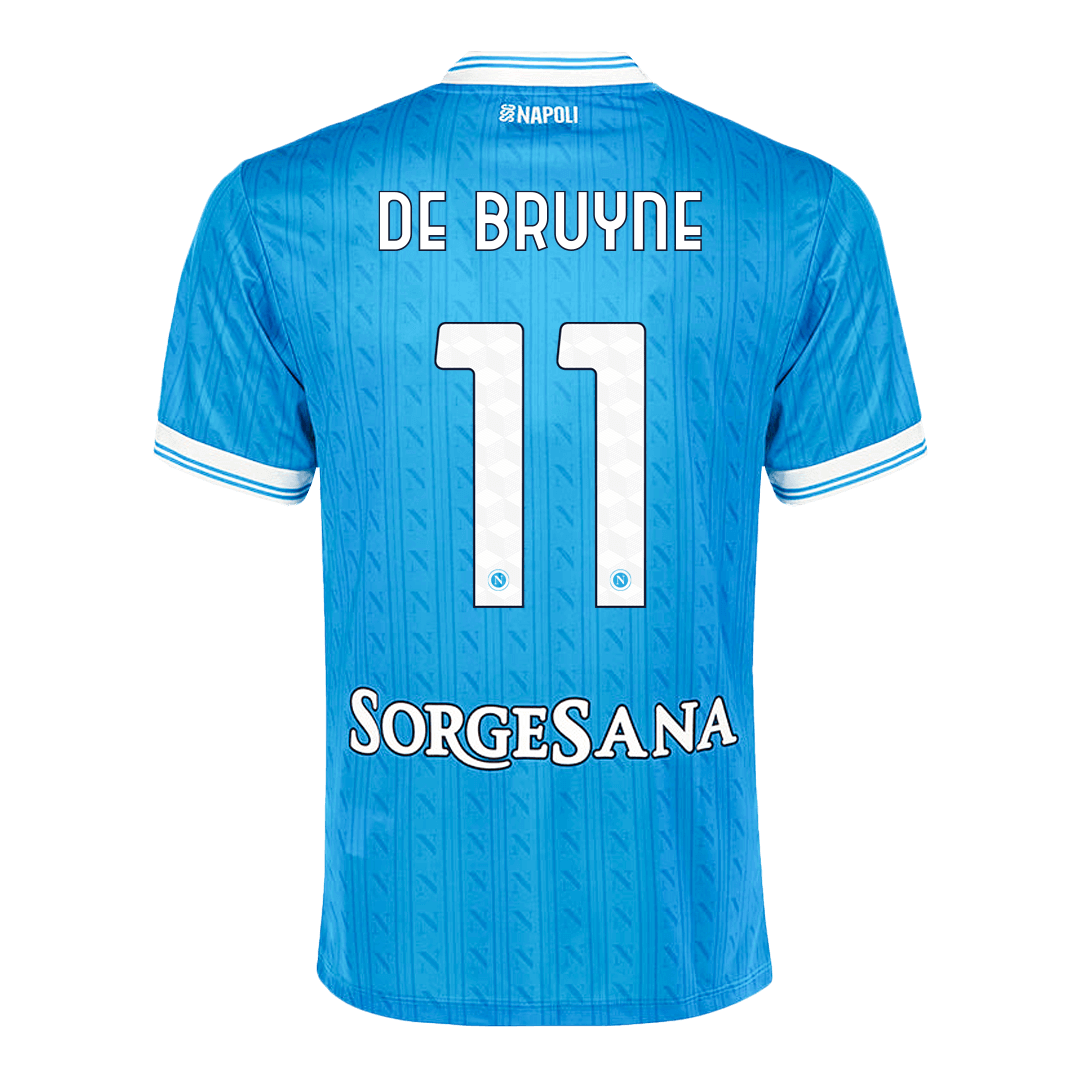 DE BRUYNE #11 Men's Napoli 2025/26 Home Soccer Jersey