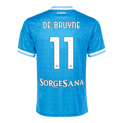 DE BRUYNE #11 Men's Napoli 2025/26 Home Soccer Jersey