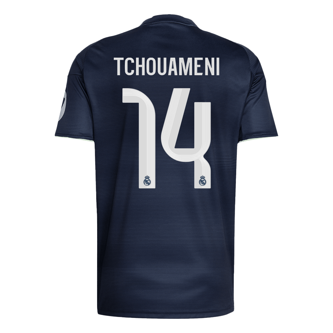 TCHOUAMENI #14 Men's Real Madrid 2025/26 Away Soccer Jersey [PREMIUM]