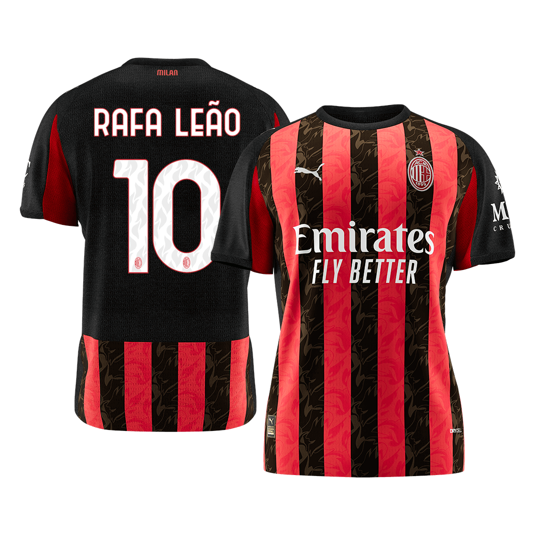 RAFA LEÃO #10 Men's AC Milan 2025/26 Home Soccer Jersey [PREMIUM]