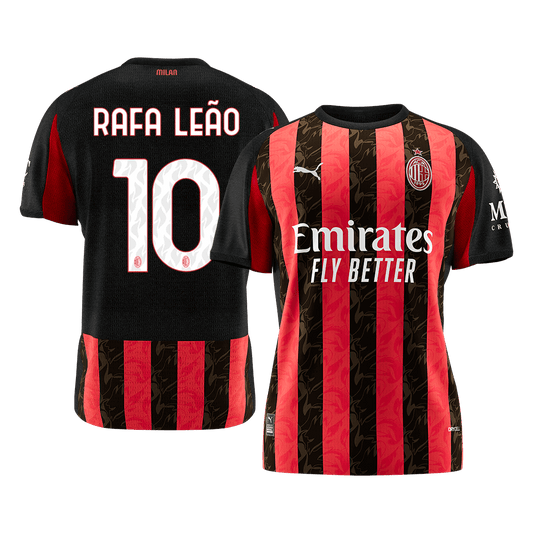RAFA LEÃO #10 Men's AC Milan 2025/26 Home Soccer Jersey [PREMIUM]