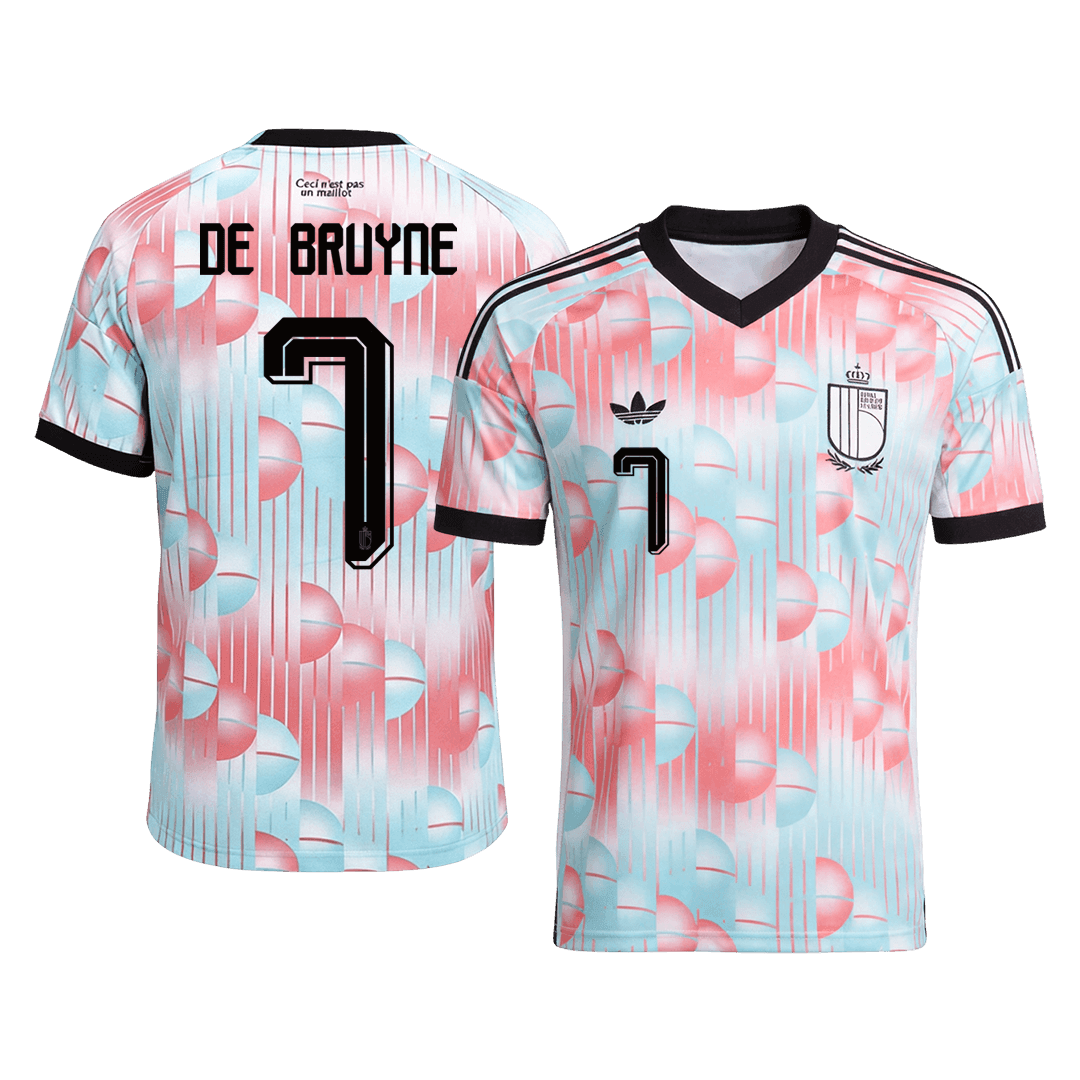 DE BRUYNE #7 Men's Belgium World Cup 2026 Away Soccer Jersey