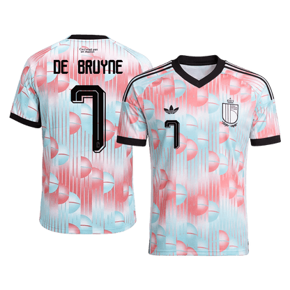 DE BRUYNE #7 Men's Belgium World Cup 2026 Away Soccer Jersey