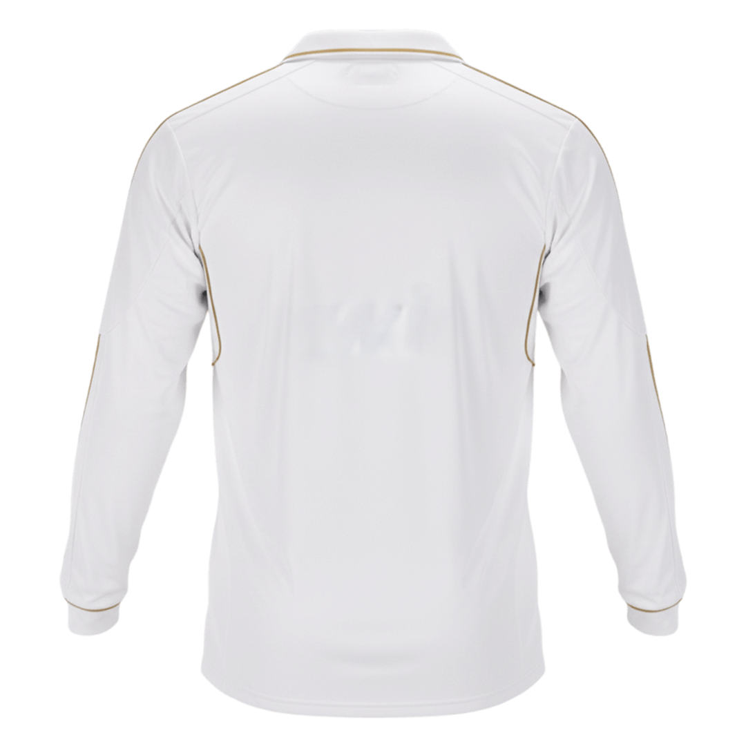 Retro Men's Real Madrid 2011/12 Home Long Sleeve Soccer Jersey