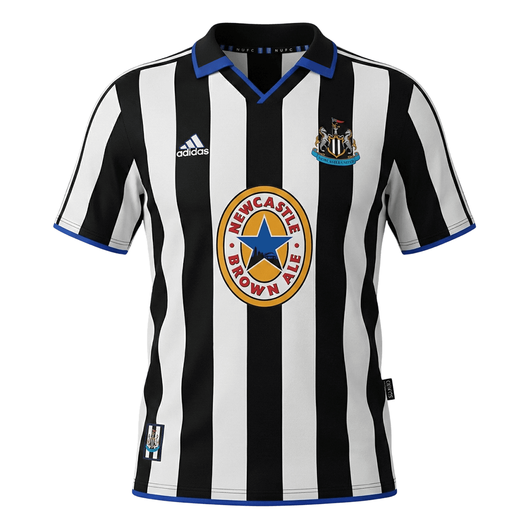 Retro Men's Newcastle United 1999/00 Home Soccer Jersey