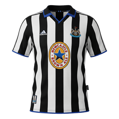 Retro Men's Newcastle United 1999/00 Home Soccer Jersey