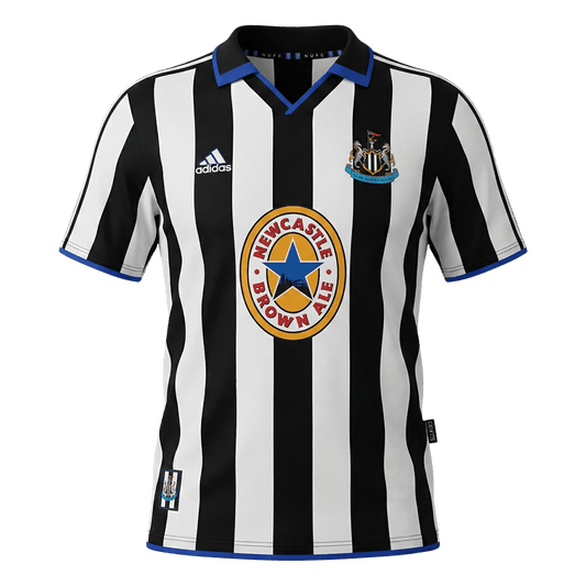 Retro Men's Newcastle United 1999/00 Home Soccer Jersey
