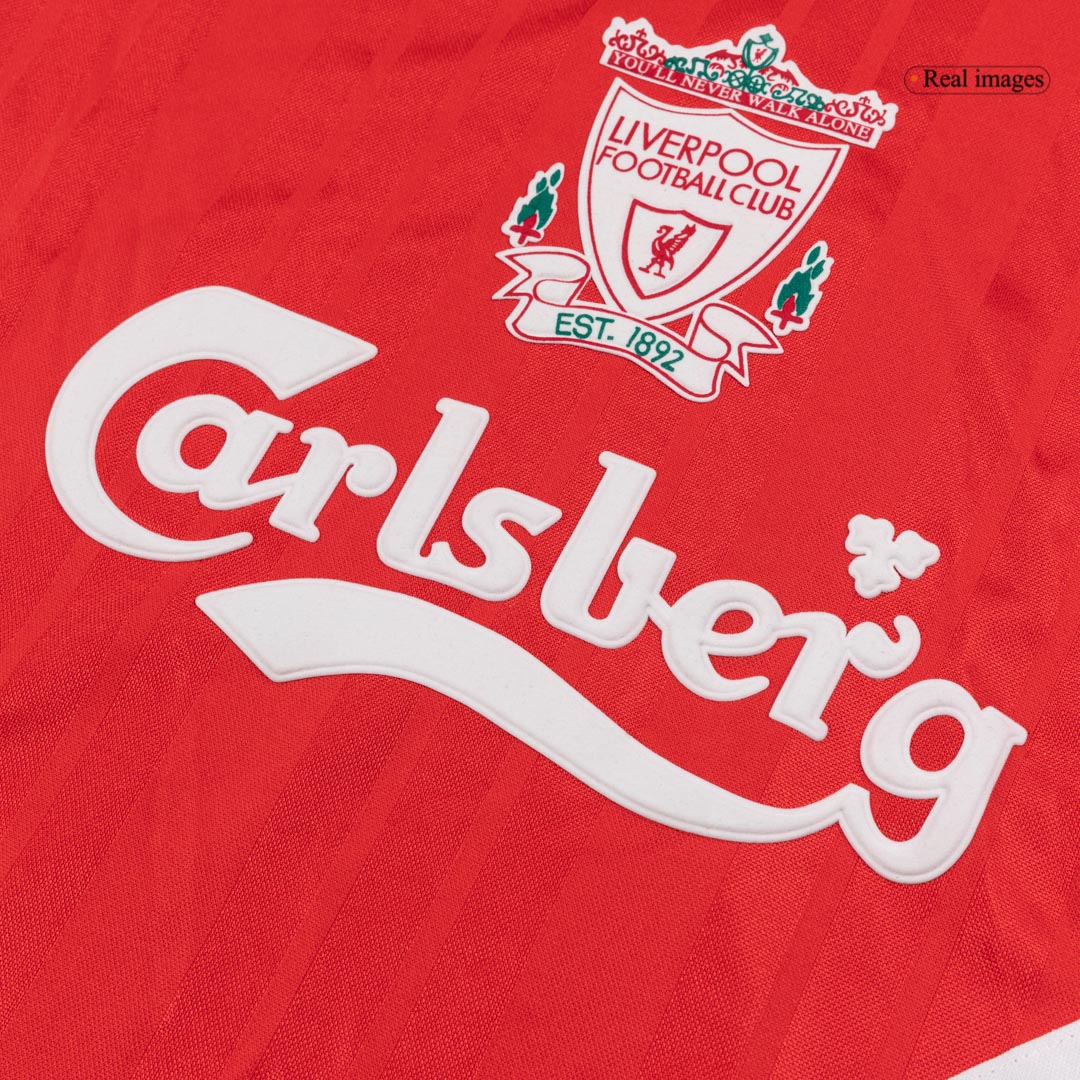 Retro Men's Liverpool 93/95 Home Soccer Jersey