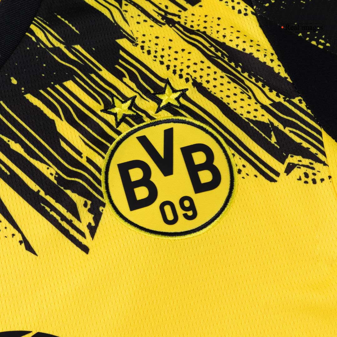 Men's Borussia Dortmund 2025/26 Home Soccer Jersey Full Kit