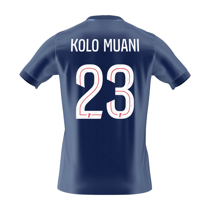 KOLO MUANI #23 Men's PSG 2025/26 Home Soccer Jersey [PREMIUM]