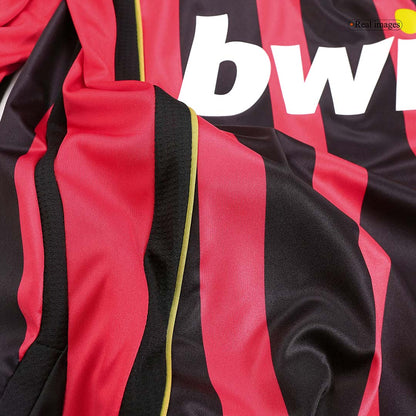 Retro RONALDO #99 Men's AC Milan 2006/07 Home Long Sleeve Soccer Jersey