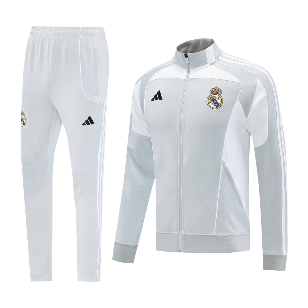 Men's Real Madrid 2025/26 Home Training Tracksuit Kit