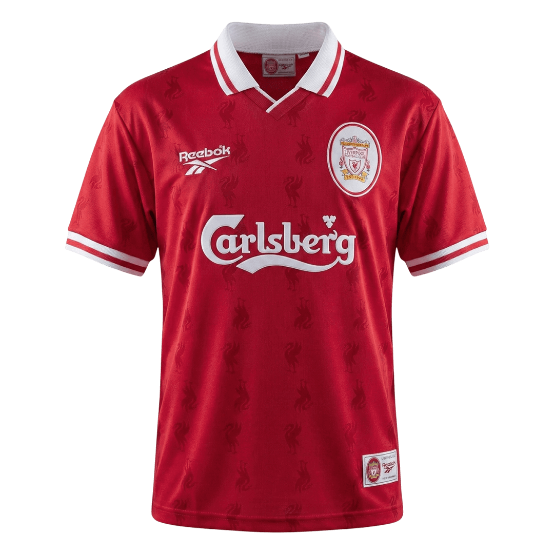 Retro Men's Liverpool 1996/97 Home Soccer Jersey