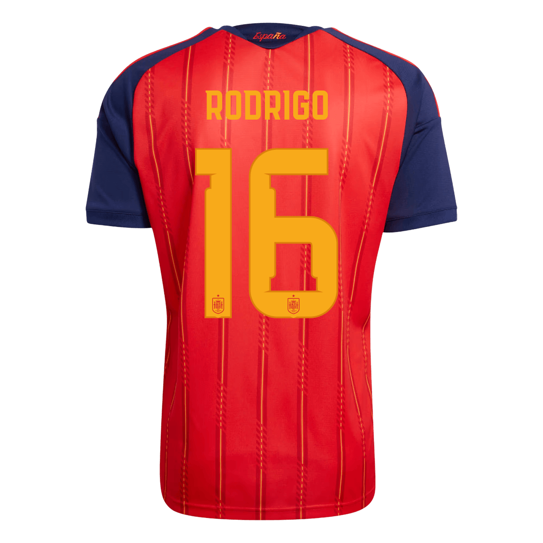 RODRIGO #16 Men's Spain World Cup 2026 Home Soccer Jersey [PREMIUM]