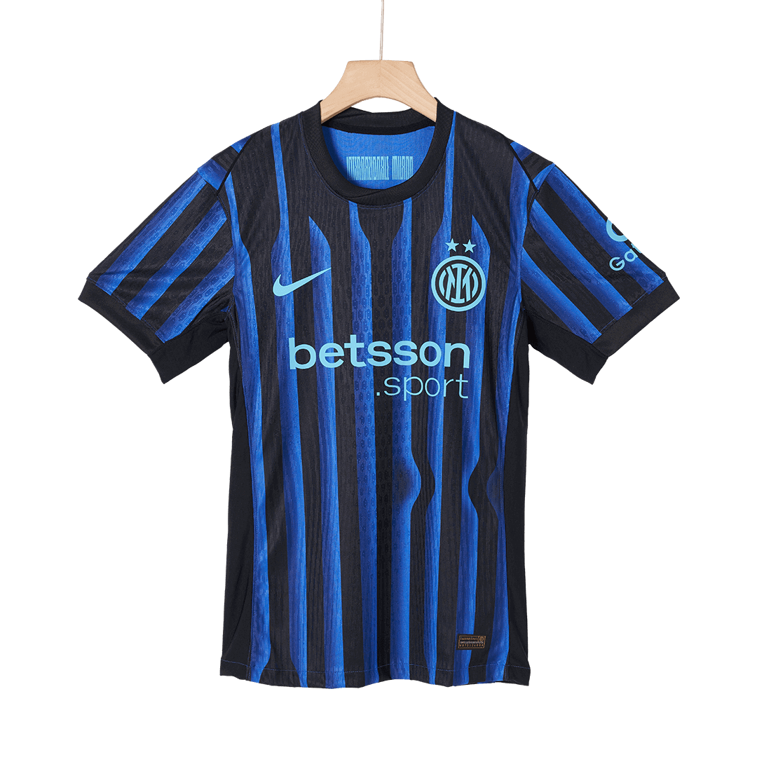 LAUTARO #10 Men's Inter Milan 2025/26 Player Version Home Soccer Jersey - Slim Fit