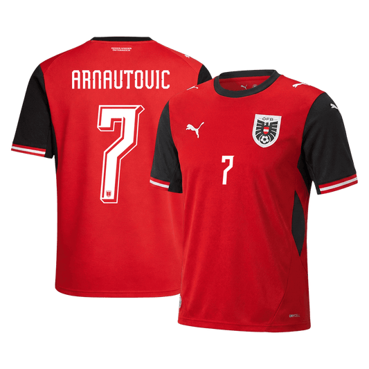 ARNAUTOVIC #7 Men's Austria World Cup 2026 Home Soccer Jersey