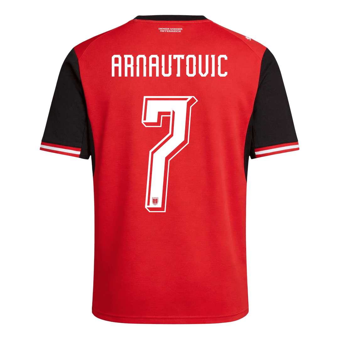 ARNAUTOVIC #7 Men's Austria World Cup 2026 Home Soccer Jersey